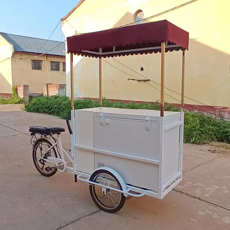 Klasikong Pedal Ice Cream Cart Bike