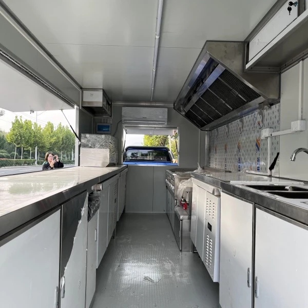 Mobile Bakery Fast Food Kitchen Trailer