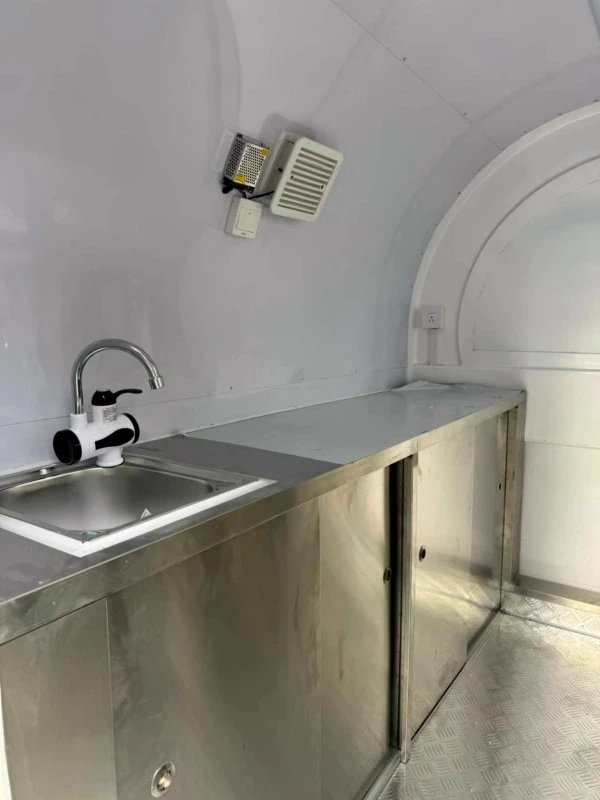Electric Three Wheeled Mobile Food Cart