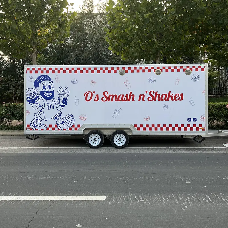Trailer ng Mobile Bakery at Fast Food Kitchen