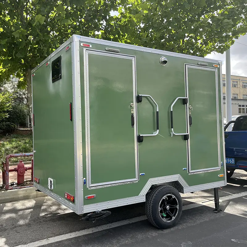 Shower at Toilet Trailer