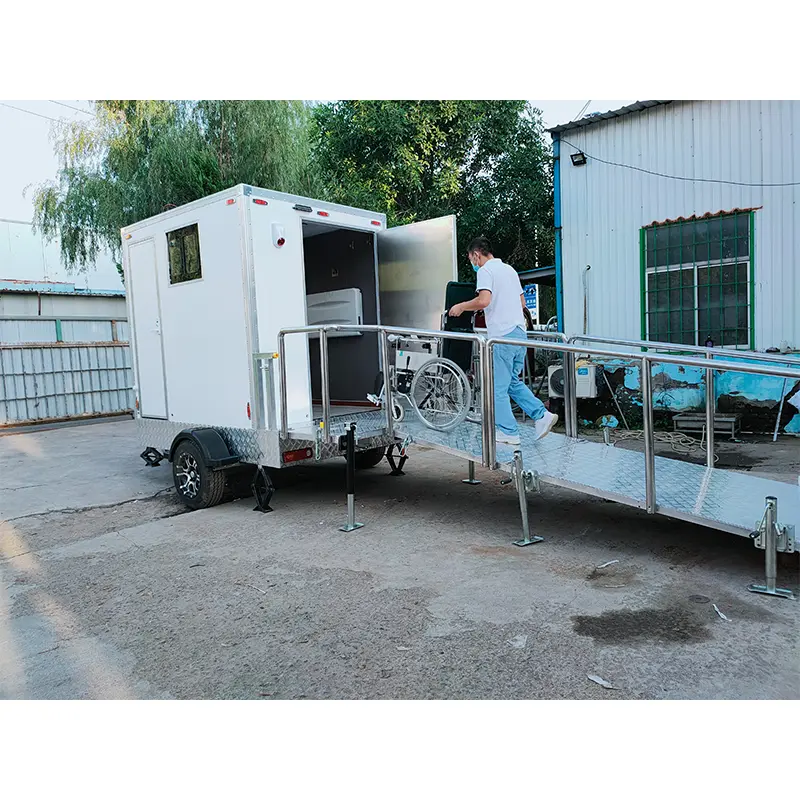 Trailer ng Palikuran ng ADA na Magagamit ng Wheelchair